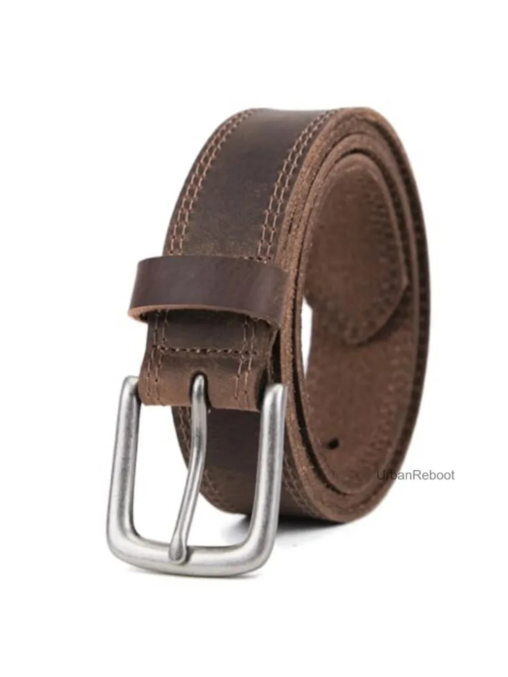 Men's Handmade Full Grain Leather Casual Jean Belt (35mm)